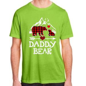 Daddy Bear , Red Buffalo Plaid Daddy Bear Pajama T Adult ChromaSoft Performance T-Shirt