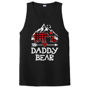 Daddy Bear , Red Buffalo Plaid Daddy Bear Pajama T PosiCharge Competitor Tank