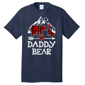 Daddy Bear , Red Buffalo Plaid Daddy Bear Pajama T Tall T-Shirt