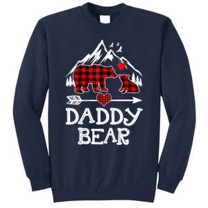 Daddy Bear , Red Buffalo Plaid Daddy Bear Pajama T Tall Sweatshirt