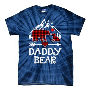 Daddy Bear , Red Buffalo Plaid Daddy Bear Pajama T Tie-Dye T-Shirt