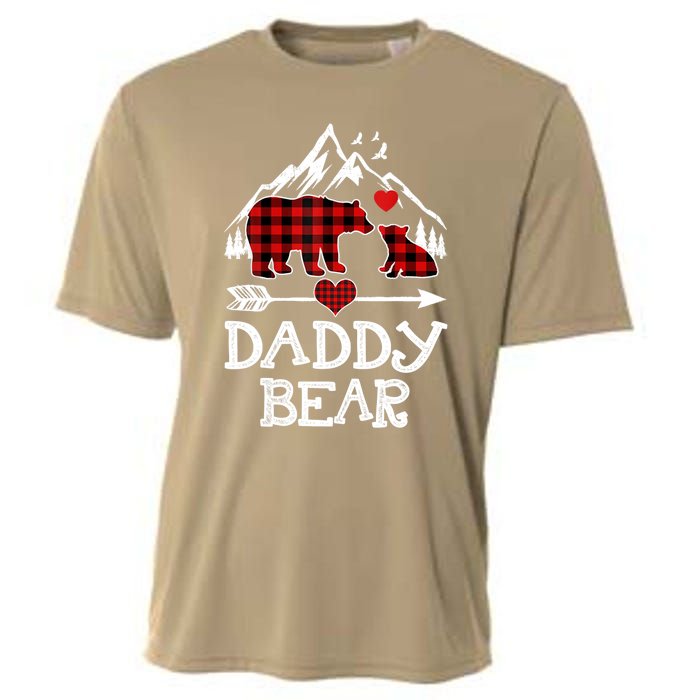 Daddy Bear , Red Buffalo Plaid Daddy Bear Pajama T Cooling Performance Crew T-Shirt