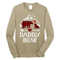 Daddy Bear , Red Buffalo Plaid Daddy Bear Pajama T Long Sleeve Shirt