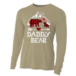 Daddy Bear , Red Buffalo Plaid Daddy Bear Pajama T Cooling Performance Long Sleeve Crew