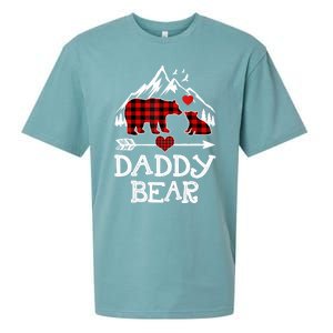 Daddy Bear , Red Buffalo Plaid Daddy Bear Pajama T Sueded Cloud Jersey T-Shirt