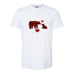 Daddy Bear , Red Buffalo Plaid Daddy Bear Pajama T Softstyle CVC T-Shirt