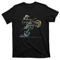 Dirt Bike Rider Retro Motorcycle Motocross T-Shirt