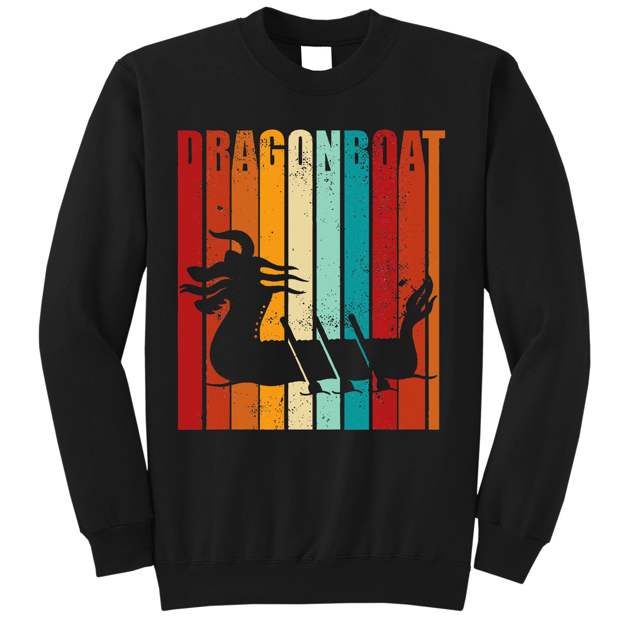 Dragon Boat Racing Dragon Boat Retro Paddling Sweatshirt