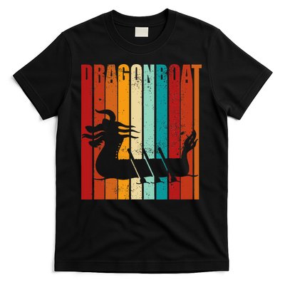 Dragon Boat Racing Dragon Boat Retro Paddling T-Shirt