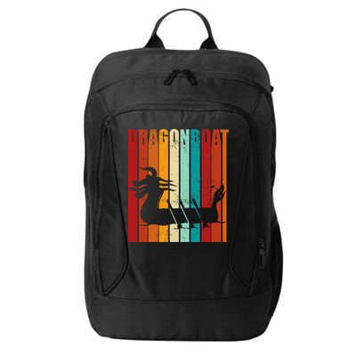 Dragon Boat Racing Dragon Boat Retro Paddling City Backpack