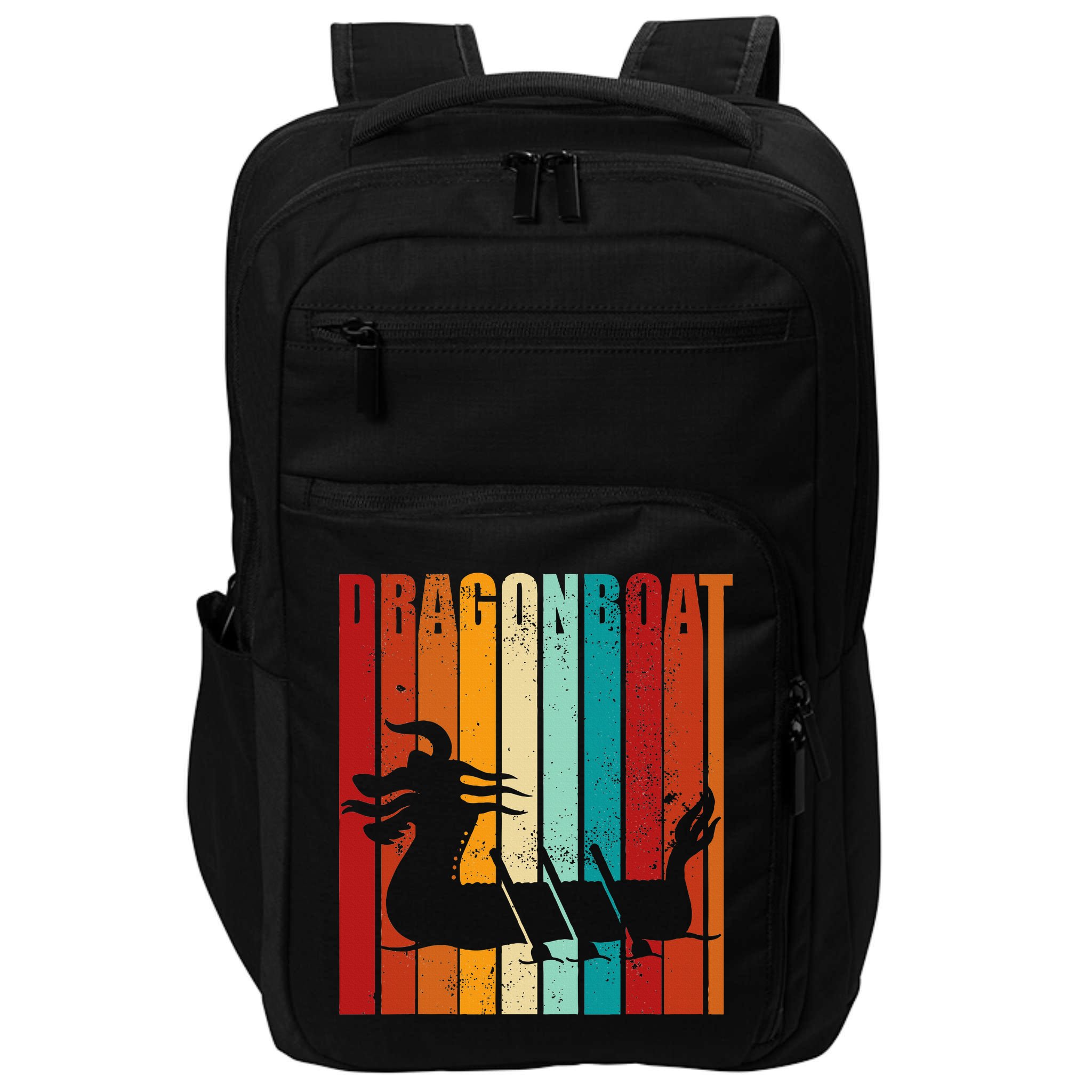 Dragon Boat Racing Dragon Boat Retro Paddling Impact Tech Backpack