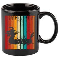 Dragon Boat Racing Dragon Boat Retro Paddling 11oz C Handle Ceramic Mug