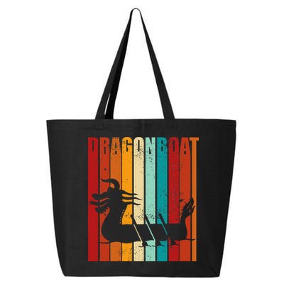 Dragon Boat Racing Dragon Boat Retro Paddling 25L Jumbo Tote