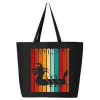 Dragon Boat Racing Dragon Boat Retro Paddling 25L Jumbo Tote