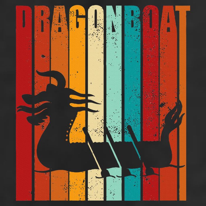 Dragon Boat Racing Dragon Boat Retro Paddling 25L Jumbo Tote