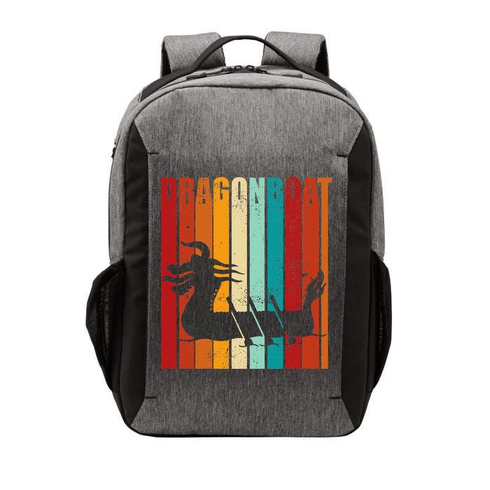 Dragon Boat Racing Dragon Boat Retro Paddling Vector Backpack