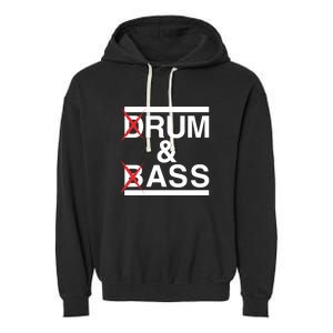 Drum & Bass Rum & Ass Funny Garment-Dyed Fleece Hoodie