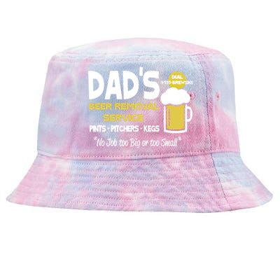 Dad's Beer Removal Service Great Gift Tie-Dyed Bucket Hat