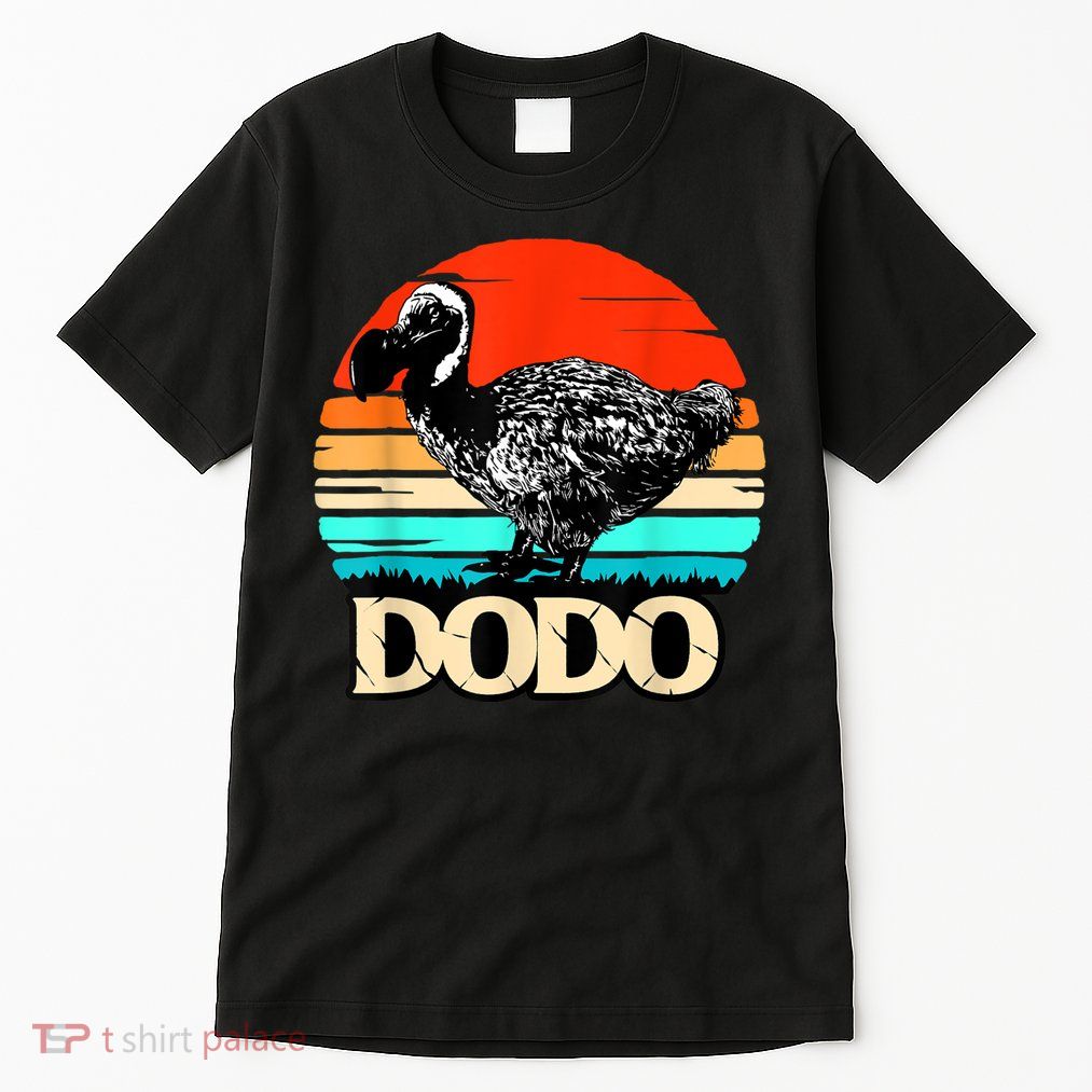 Dodo Bird Retro Sunset 70s & 80s Women And Men Tall T-Shirt