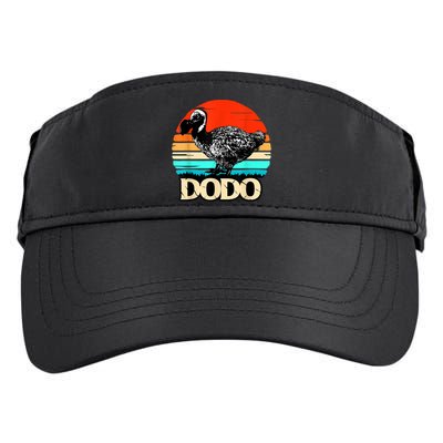 Dodo Bird Retro Sunset 70s & 80s Women And Men Adult Drive Performance Visor