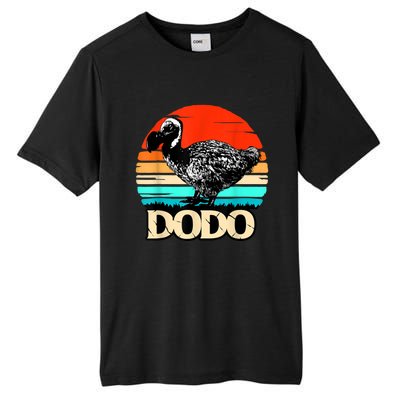 Dodo Bird Retro Sunset 70s & 80s Women And Men Tall Fusion ChromaSoft Performance T-Shirt