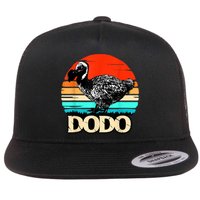 Dodo Bird Retro Sunset 70s & 80s Women And Men Flat Bill Trucker Hat
