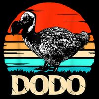 Dodo Bird Retro Sunset 70s & 80s Women And Men Flat Bill Trucker Hat