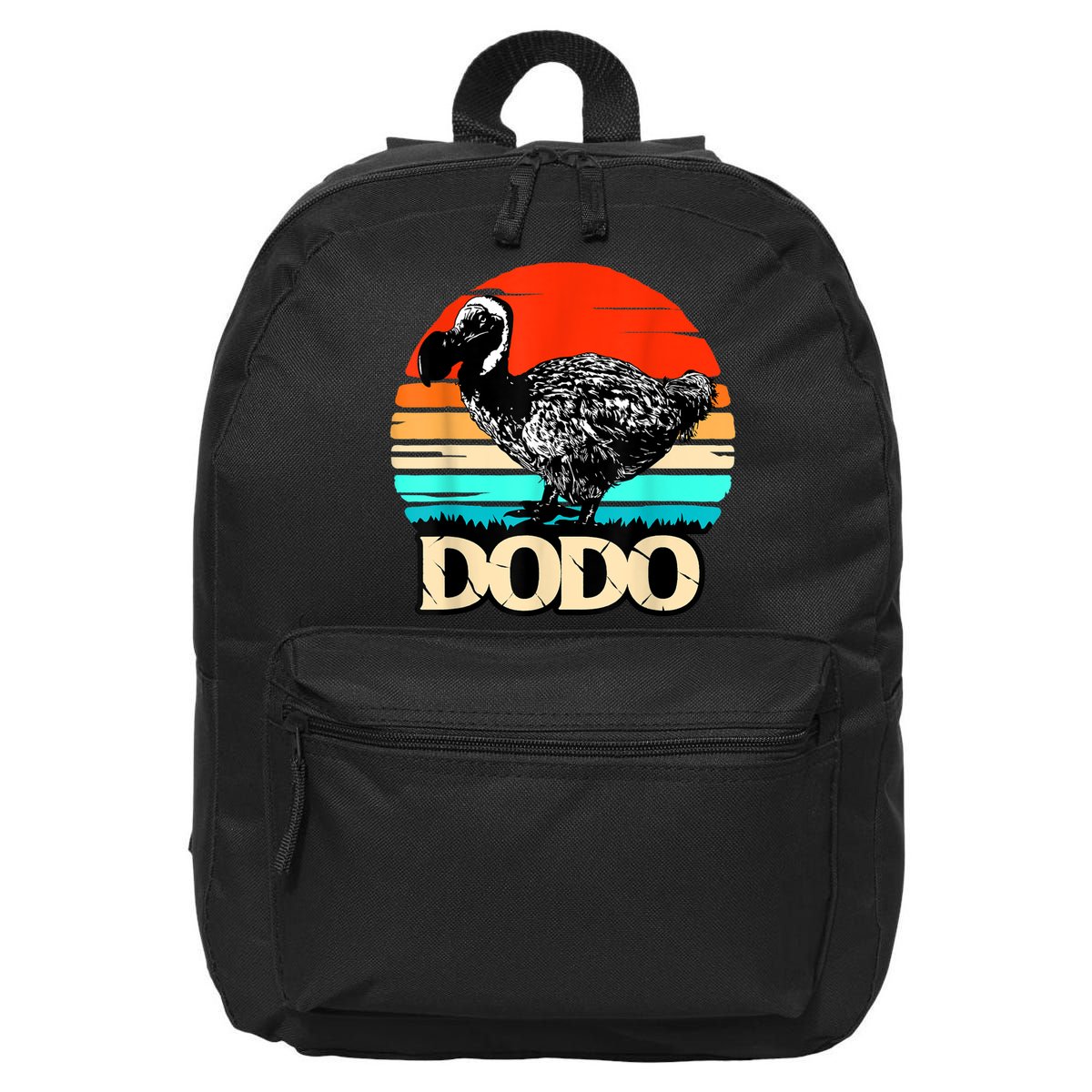 Dodo Bird Retro Sunset 70s & 80s Women And Men 16 in Basic Backpack