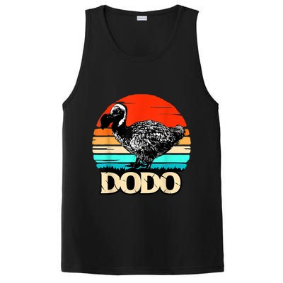 Dodo Bird Retro Sunset 70s & 80s Women And Men PosiCharge Competitor Tank