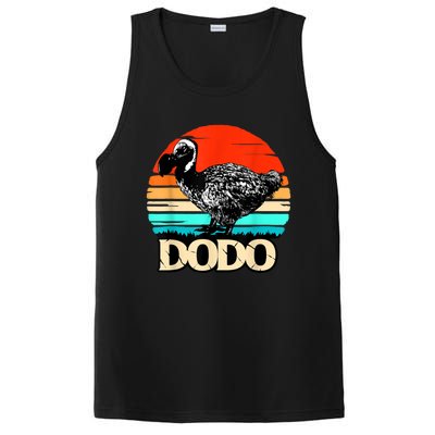 Dodo Bird Retro Sunset 70s & 80s Women And Men PosiCharge Competitor Tank