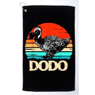 Dodo Bird Retro Sunset 70s & 80s Women And Men Golf Towel