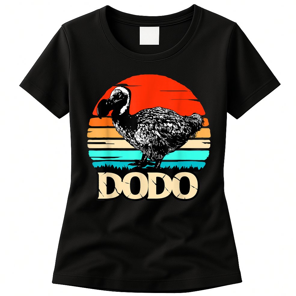 Dodo Bird Retro Sunset 70s & 80s Women And Men Womens T-Shirt