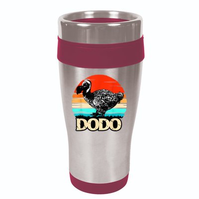 Dodo Bird Retro Sunset 70s & 80s Women And Men 16oz Travel Tumbler
