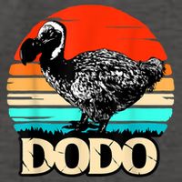 Dodo Bird Retro Sunset 70s & 80s Women And Men Vector Backpack