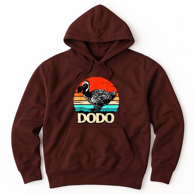 Dodo Bird Retro Sunset 70s & 80s Women And Men Hoodie