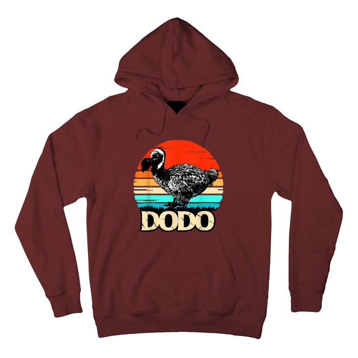 Dodo Bird Retro Sunset 70s & 80s Women And Men Hoodie