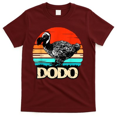 Dodo Bird Retro Sunset 70s & 80s Women And Men T-Shirt