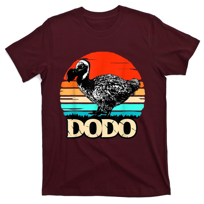 Dodo Bird Retro Sunset 70s & 80s Women And Men T-Shirt