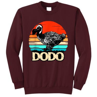 Dodo Bird Retro Sunset 70s & 80s Women And Men Tall Sweatshirt