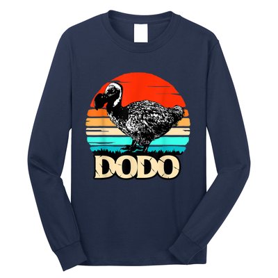 Dodo Bird Retro Sunset 70s & 80s Women And Men Long Sleeve Shirt