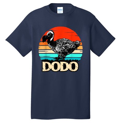 Dodo Bird Retro Sunset 70s & 80s Women And Men Tall T-Shirt