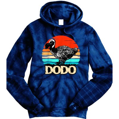 Dodo Bird Retro Sunset 70s & 80s Women And Men Tie Dye Hoodie