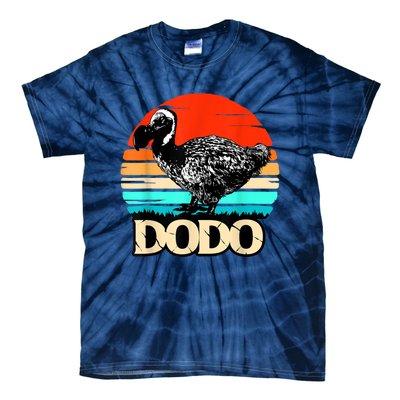 Dodo Bird Retro Sunset 70s & 80s Women And Men Tie-Dye T-Shirt