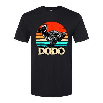 Dodo Bird Retro Sunset 70s & 80s Women And Men Softstyle CVC T-Shirt