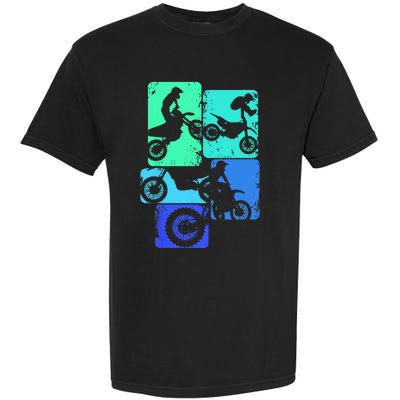 Dirt Bike Rider Motocross Enduro Dirt Biking Garment-Dyed Heavyweight T-Shirt