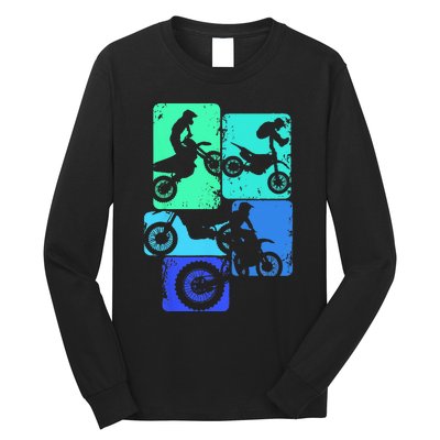 Dirt Bike Rider Motocross Enduro Dirt Biking Long Sleeve Shirt