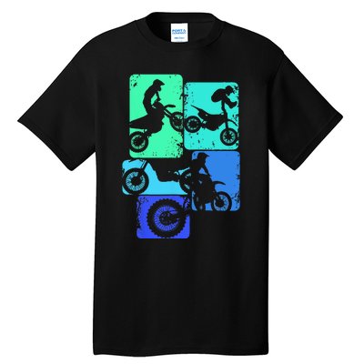 Dirt Bike Rider Motocross Enduro Dirt Biking Tall T-Shirt