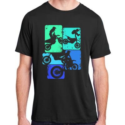 Dirt Bike Rider Motocross Enduro Dirt Biking Adult ChromaSoft Performance T-Shirt