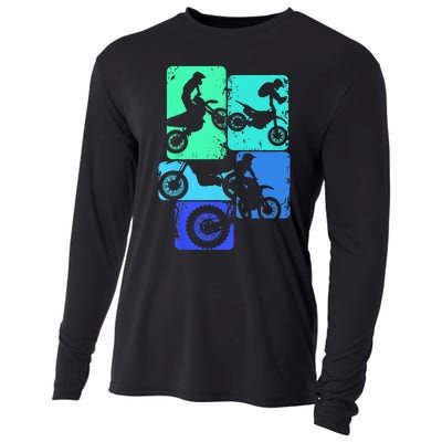 Dirt Bike Rider Motocross Enduro Dirt Biking Cooling Performance Long Sleeve Crew