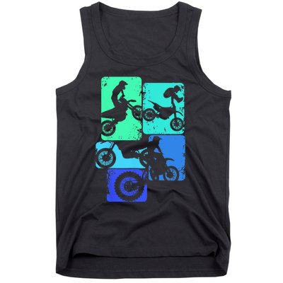 Dirt Bike Rider Motocross Enduro Dirt Biking Tank Top